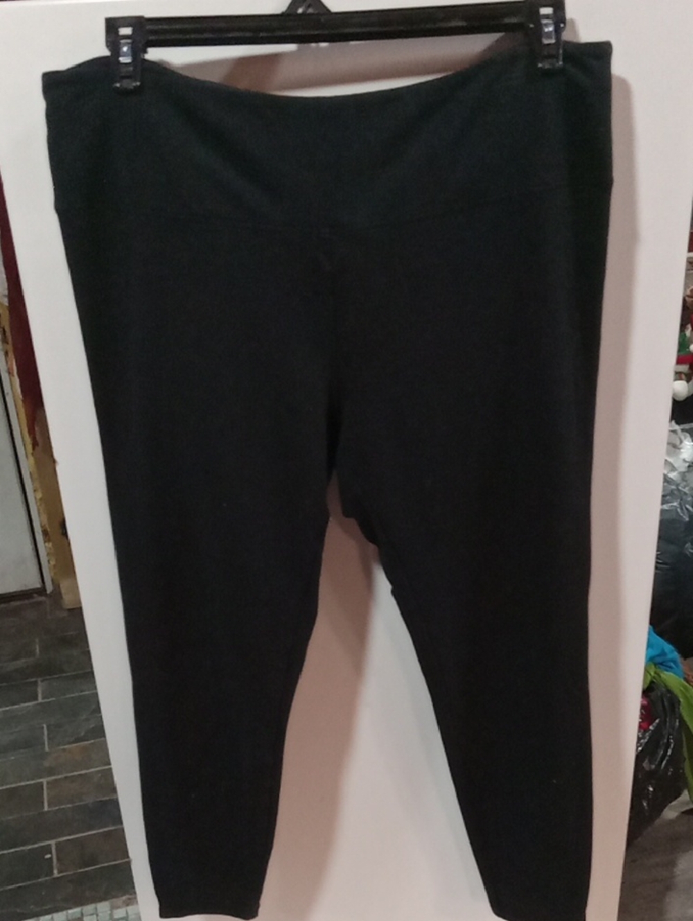 (529) Black Stretch Leggings